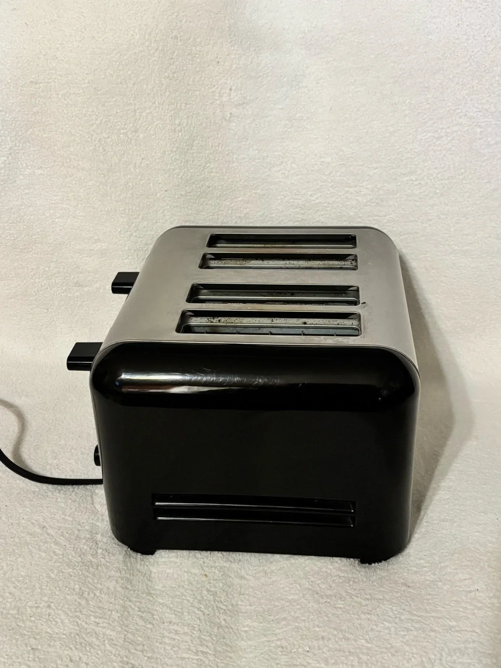 Cuisinart Stainless Steel 4-Slice Toaster with Black Controls